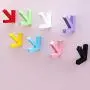 Wood Hangers - FHEAL Colorful Creative Arrow Wall Mounted Colour Painting Wood Hook Hanger Hat Coat Door Clothes Rack Decorate