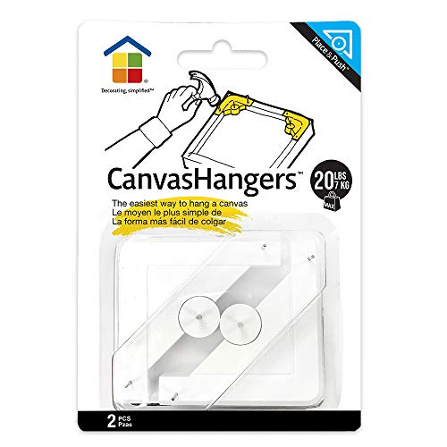 Under the Roof Decorating 5-100200 15-20 lb Place&Push Canvas Hangers
