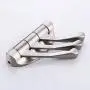 KES Solid Metal Swivel Hook Heavy Duty Folding Swing Arm Triple Coat Hook with Multi Three Foldable Arms Towel/Clothes Hanger for Bathroom Kitchen Garage Wall Mount Brushed Nickel, A5060-2 KES Solid Metal Swivel Hook Heavy Duty Folding Swing Arm Triple Coat Hook with Multi Three Foldable Arms Towel/Clothes Hanger for Bathroom Kitchen Garage Wall Mount Brushed Nickel, A5060-2