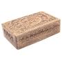 KayJayStyles Hand Carved Pentagram Wooden Storage Boxes (Large, Star)