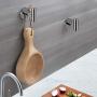 Nolimas Polished Chrome Towel Coat Hooks SUS304 Stainless Steel Bathroom Clothes Garage Hotel Cabinet Closet Sponges Robe Hook Wall Mounted Round Kitchen Heavy Duty Bath Door Hanger 2 Pack