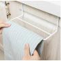 5Pc Random Color Over Door Towel Holder Rack Rail Cabinet Cupboard Hanger Clothes Hanging Bathroom Kitchen Home Top Useful Kitchen Tools