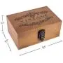 SICOHOME Wooden Keepsake Box, 8.5" Decorative Wooden Craft Boxes with Lock and Key for Jewelry Gift Storage Boxes and Home Decor, Natural SICOHOME Wooden Keepsake Box, 8.5" Decorative Wooden Craft Boxes with Lock and Key for Jewelry Gift Storage Boxes and Home Decor, Natural