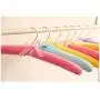 DNJKSA Colorful Anti-Slip Lint Padded Clothes Hanger Children Hanger(10 Pieces/Lot)(Random Color) DNJKSA Colorful Anti-Slip Lint Padded Clothes Hanger Children Hanger(10 Pieces/Lot)(Random Color)