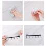 LQJstore Self Adhesive Hooks Kitchen Towel Suction Cup Hook Strong Hanger Holder Clear Bathroom Sucker
