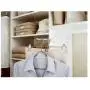 Easy Track Sliding Wardrobe Rod, White Easy Track Sliding Wardrobe Rod, White