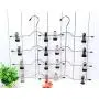 KYCPTNFJ 2 PCS 4 Layers Stainless Steel Multifunctional Clothes Hangers Pants Storage Hangers Cloth Rack Multilayer Storage Cloth Hanger KYCPTNFJ 2 PCS 4 Layers Stainless Steel Multifunctional Clothes Hangers Pants Storage Hangers Cloth Rack Multilayer Storage Cloth Hanger