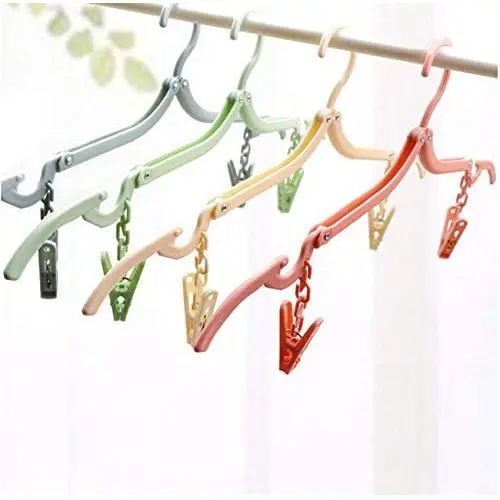 10pcs Random Color Save Space Drying Rack Plastic Portable Foldable Clothing Coat Socks Hanger Clothes Pegs Travel Accessories 10pcs Random Color Save Space Drying Rack Plastic Portable Foldable Clothing Coat Socks Hanger Clothes Pegs Travel Accessories