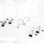 KYCPTNFJ 10/20Pcs Non-Slip Adjustable Stand Hanger Pants Skirt Clothes Steel Adult Clothing Rotatable Clips Set KYCPTNFJ 10/20Pcs Non-Slip Adjustable Stand Hanger Pants Skirt Clothes Steel Adult Clothing Rotatable Clips Set