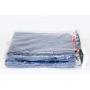 5-Pack Clear Vinyl Zippered Storage Bags 12 x 16 x 3 Inch with Hanger