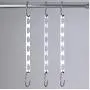 2pcs/Set Multi-Function Stainless Steel Clothes Hanger Creative Cloth Cabinet Clothes Rack Organizer Home Wardrobe Tool Racks