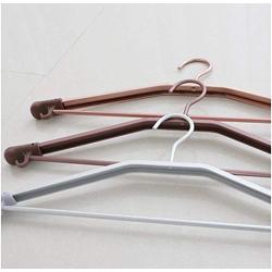 5pcs Random Color Alloy Hangers, for Suit Anti-Skid Shoulder Seamless Metal Clothes Hanger, Perfect for Coat Suits Dress Pants