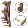 OROPY Wooden Expandable Coat Rack Wall Mounted Multi-Purpose Closet Hook for Door and Wall (X Shape, 14 Peg Hooks) OROPY Wooden Expandable Coat Rack Wall Mounted Multi-Purpose Closet Hook for Door and Wall (X Shape, 14 Peg Hooks)