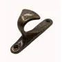 KFZ Coat Hook Hat Hook Clothes Hook,Bath Towel Hook,HAO-SPN0001 Zinc Alloy Hanger (1 Pack, SPN0001-Black Antique Coffee)