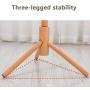 Tree Coat Rack,Beech Wood Free Standing Easy Assembly No Tools Required with 8 Hooks Entryway Coat Hanger for Clothes-a 40x175cm(16x69inch)