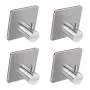 Towel Hooks with Stainless Steel Brushed Nickel for Bath Kitchen Garage Heavy Duty Wall Mount Coat Hanging Rack