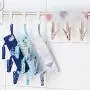 Portable Socks Dry Cloth Pendant Rack Clothing Rack Stand Cutter Business Travel Folding Cloth Hanger Clips Clothes Hook Dryer,Beige,6
