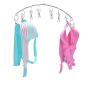 Kglobal 2 Sets Stainless Steel Laundry Drying Hanger with 8 Clips For Drying Towels, Diapers, Baby Clothes,Underwear, Socks Gloves-Gabbay