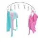 Kglobal 2 Sets Stainless Steel Laundry Drying Hanger with 8 Clips For Drying Towels, Diapers, Baby Clothes,Underwear, Socks Gloves-Gabbay
