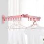 HJYPYJ Magic Airer,360?? Rotate Mobile Hanging Hole Multifunction Folding Hangers,Adjustable Aluminum Alloy Drying Rack,Space-Saving Organizer Hangers,Bearing 100Kg Thickened Bottom Plate/Rose
