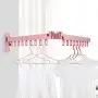 HJYPYJ Magic Airer,360?? Rotate Mobile Hanging Hole Multifunction Folding Hangers,Adjustable Aluminum Alloy Drying Rack,Space-Saving Organizer Hangers,Bearing 100Kg Thickened Bottom Plate/Rose HJYPYJ Magic Airer,360?? Rotate Mobile Hanging Hole Multifunction Folding Hangers,Adjustable Aluminum Alloy Drying Rack,Space-Saving Organizer Hangers,Bearing 100Kg Thickened Bottom Plate/Rose