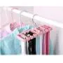 5pcs Random Color Belt Storage Rack Organizer Multifunction Holder Saver Rotating Ties Clothes Hanger Closet Organization 5pcs Random Color Belt Storage Rack Organizer Multifunction Holder Saver Rotating Ties Clothes Hanger Closet Organization