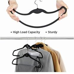 10Pcs Non Slip Velvet Suit Clothes Hangers Wardrobe Home Organizer