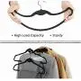 10Pcs Non Slip Velvet Suit Clothes Hangers Wardrobe Home Organizer