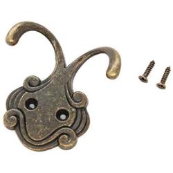 binifiMux 5-Pack Antique Bronze Wall Hooks for Coat Clothes Hat, Towel Hanger, Elephant Shape