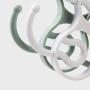 Grey990 5 Layers Multifunctional Hanger Wardrobe Scarf Necktie Belt Clothes Storage Rack Green