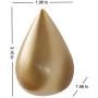 COCODE 3D Creative Wall Decoration Hanging Hooks Single Water Drop Coat Hat Clothes Heavy Duty Hanger