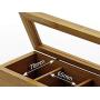 Tea Boxes Storage Organizer Made of Natural Bamboo