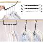10pcs Random Color Multifunctional Hanger Magic Hanger,Home Travel Folding Convenient Storage Magic Hangers for Clothes