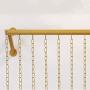 Hanger Seasonal Outfitsgolden Clothing Storage Rod Retro Clothes Rack Wall Garment Everyday Perfect Laundry Room Retail Store Good Amount Iron (Color : Gold Size : 120 26 22cm)