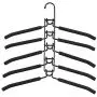 Pena Clothes Hangers Multi Layers Metal Clothes Rack Wardrobe Storage Rack Multifunctional Closet Hanger Anti-Slip Sponge Organizer for Shirt T-Shirt Jacket Coat Sweater Trousers Pena Clothes Hangers Multi Layers Metal Clothes Rack Wardrobe Storage Rack Multifunctional Closet Hanger Anti-Slip Sponge Organizer for Shirt T-Shirt Jacket Coat Sweater Trousers