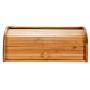 Jolitac Bread Boxes Large Countertop Bread Storage Bin Bamboo Wood Roll Top Bread Boxes Kitchen Food Storage Large Capacity Bread Keeper