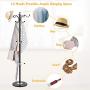 Tangkula 70" Metal Coat Tree, Coat Racks with 15 Hooks, Hat Jacket Stand Tree Holder Hanger Rack w/Marble Base (Black) Tangkula 70" Metal Coat Tree, Coat Racks with 15 Hooks, Hat Jacket Stand Tree Holder Hanger Rack w/Marble Base (Black)