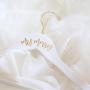 Wedding Dress Hangers - Mrs. and Bridal Party Custom Wedding Hangers, Dress Hanger, Personalized Hanger, Name Hangers,Bridal Hangers,Bridesmaid Hangers