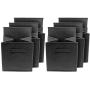Sorbus Foldable Storage Cube Basket Bin (6 Pack, Black)