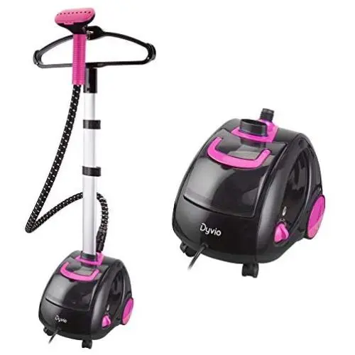 Dyvio Garment Steamer, Professional Clothes Steamer Heavy Duty Powerful Fabric Steamer, 4 Adjustable Steam Settings with 1.8 L Visible Water Tank Fabric Brush & Garment Hanger, Perfect for Household… Dyvio Garment Steamer, Professional Clothes Steamer Heavy Duty Powerful Fabric Steamer, 4 Adjustable Steam Settings with 1.8 L Visible Water Tank Fabric Brush & Garment Hanger, Perfect for Household…