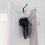 HANGERWORLD 3 Metal Clothes Coat Garment Hangers Non Slip Double Clip Pants Scarves Gloves Boots Wellies.