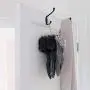 HANGERWORLD 18 Silver Metal Non-Slip Double Clip Accessory Coat Clothes Hangers Scarves Hats Gloves Boots HANGERWORLD 18 Silver Metal Non-Slip Double Clip Accessory Coat Clothes Hangers Scarves Hats Gloves Boots