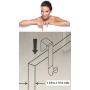 Over-The-Door Hook Pack of 2 White Plastic Hanger Coat Rack Towel Holder Door Mount Perfect Size for Bedrooms Kitchen Bathrooms Laundry Storage for Coats, Hats, Robes, Clothes Towels Bags Umbrellas