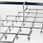 Vosarea Stainless Steel Clothes Hanger Space Saving Foldable Clothes Hangers Non-Slip with 35pcs Clips for Drying Clthes,Towels,Underwear,Socks