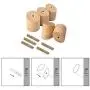 INHDBOX Wall Mounted Wooden Coat Hook Hat Hanger, 【5 Pcs】 Vintage Minimalist Organizer Craft Hat Rack Hooks INHDBOX Wall Mounted Wooden Coat Hook Hat Hanger, 【5 Pcs】 Vintage Minimalist Organizer Craft Hat Rack Hooks