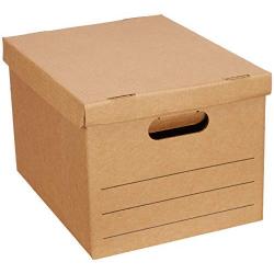 AmazonBasics Moving Boxes with Lid and Handles - Pack of 20, 15 x 10 x 12 Inches, Small