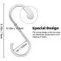 Outivity 20 Pack S Shaped Hooks,3.15''Heavy Duty S Hooks,Space Aluminum S Hooks for Hanging,S Hooks for Clothes,Bags,Towels,Plants,Kitchenware Hanger-Silver+Black Outivity 20 Pack S Shaped Hooks,3.15''Heavy Duty S Hooks,Space Aluminum S Hooks for Hanging,S Hooks for Clothes,Bags,Towels,Plants,Kitchenware Hanger-Silver+Black