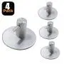 3m Adhesive Hooks, Heavy Duty Stainless Steel Hooks, Wall Mount Hangers Hooks for Robes, Umbrellas, Clothes, Bags, Coats, Calendars, Keys- 4 Packs 3m Adhesive Hooks, Heavy Duty Stainless Steel Hooks, Wall Mount Hangers Hooks for Robes, Umbrellas, Clothes, Bags, Coats, Calendars, Keys- 4 Packs