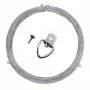 140 Feet Photo Frame Picture Hanging Wire with 50 Pieces D-Ring Picture Hangers with Screws,Stainless Steel Mirror Hanging Rope Supports up to 30 lbs 140 Feet Photo Frame Picture Hanging Wire with 50 Pieces D-Ring Picture Hangers with Screws,Stainless Steel Mirror Hanging Rope Supports up to 30 lbs