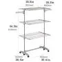 Drying Hanger Laundry Folding 3 Layers Clothes Hanger Rack Washing Clotheslines Drying Hanger Laundry Folding 3 Layers Clothes Hanger Rack Washing Clotheslines